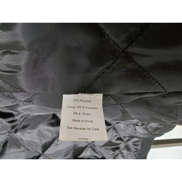 Alpine Swiss Duffy Womens Hooded Parka Fur Trim Wool Coat Toggle Button Jacket S - Picture 11 of 12